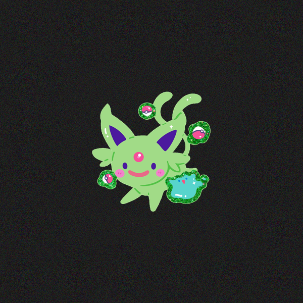 [SHINY ESPEON] X DITTO [TRANSFORM!] ENAMELPIN  [PATREON EXCLUSIVE] [PREORDER]