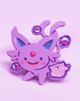 ESPEON + DITTO TRANSFORM! [EEVEE X DITTO COLLECTION] [POKEMALLOW]  SOFT DYED ENAMEL PIN