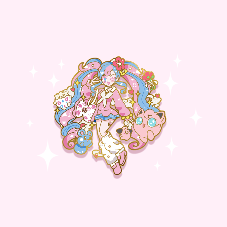 [FAIRY TYPE CELEBRATION] PROJECT VOLTAGE MIKU JUMBO ENAMELPIN [PREORDER] [MIXED GRADE] [ SHIPPING LATE MAY/JUNE]
