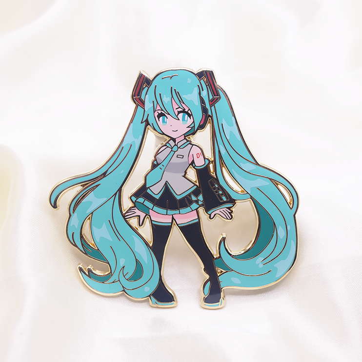 CLASSIC HATSUNE MIKU ENAMELPIN [PATREON EARLY ACCESS]