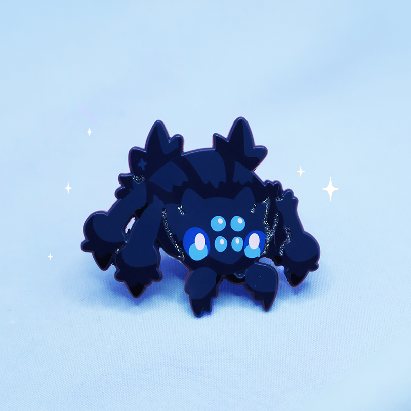 DARK GALVANTULA [POKEMALLOW]  SOFT DYED ENAMEL PIN