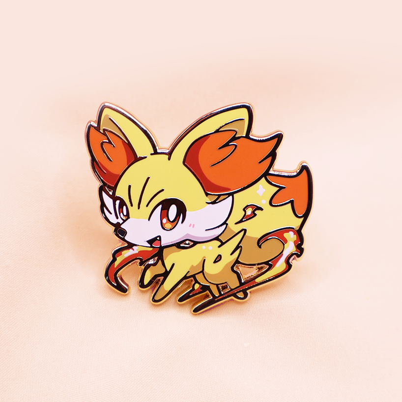 FENNEKIN [EMBER] ENAMELPIN  [PATREON EXCLUSIVE]