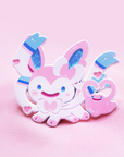 [9 PC] [FULL SET]  TRANSFORM! [EEVEE X DITTO COLLECTION] [POKEMALLOW]  SOFT DYED ENAMEL PIN
