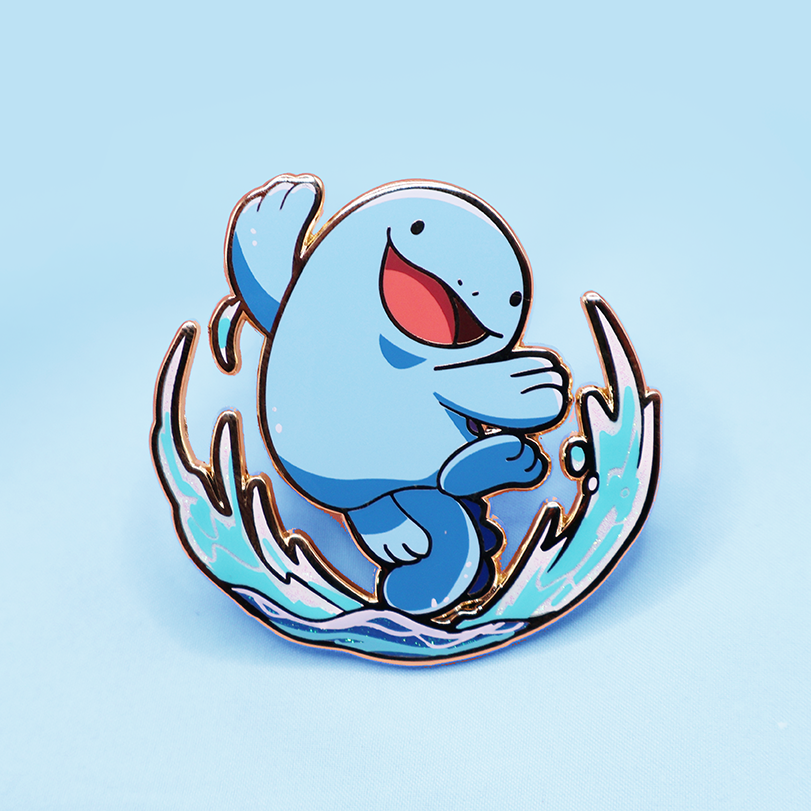 QUAGSIRE [RAIN DANCE] ENAMELPIN  [PATREON EXCLUSIVE]
