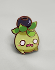[~SHINY BLACK OLIVE] SMOLIV ENAMEL PIN [POKEBUDDIES]