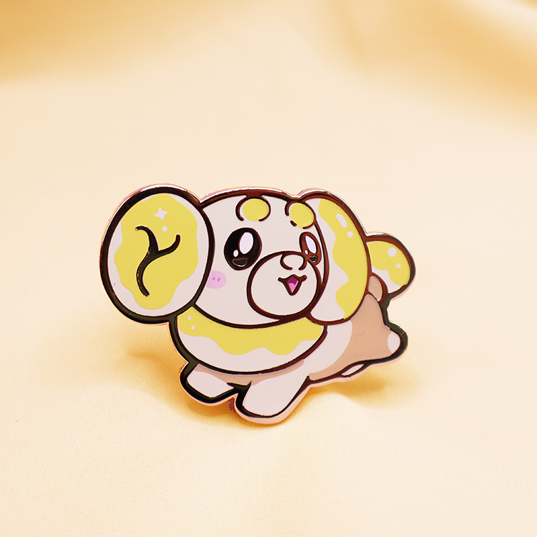 [~CLASSIC] FIDOUGH  [CAFE CUTIES] ENAMELPIN [POKEBUDDIES] [PATREON EXCLUSIVE]