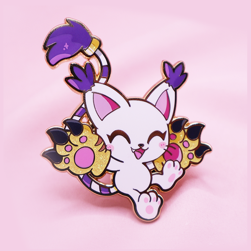 GATOMON [TAILMON] [DIGIBUDDIES] [DIGIMON]  ENAMEL PIN