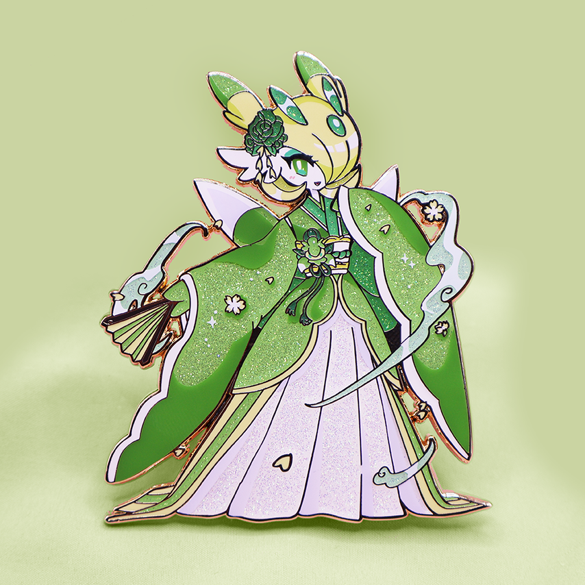 [PATREON EXCLUSIVE] [~SHINY] LURANTIS GARDEVOIR [FASHION GARDEVOIR] ENAMELPIN