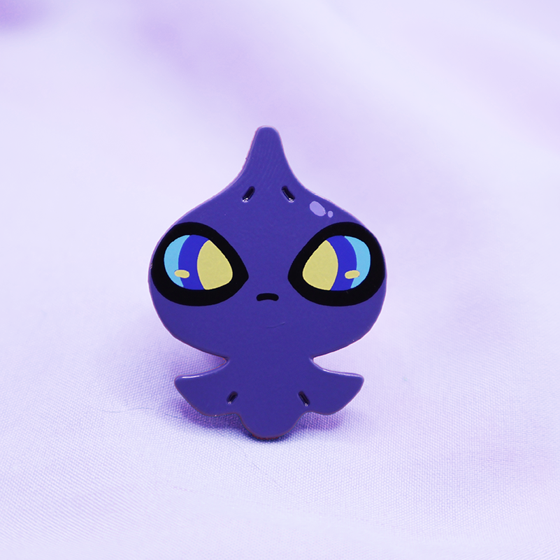 SHUPPET [SPOOKYMALLOW] [POKEMALLOW]  SOFT DYED ENAMEL PIN