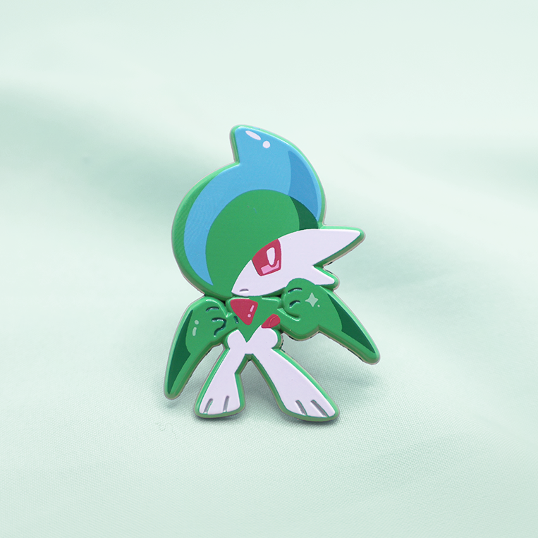 GALLADE [BATTLE] [POKEMALLOW] SOFT DYED ENAMEL PIN [MIXED GRADE] [PREORDER]