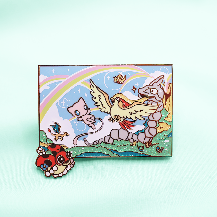 POKESNAPS - RAINBOW ISLAND ENAMEL PIN