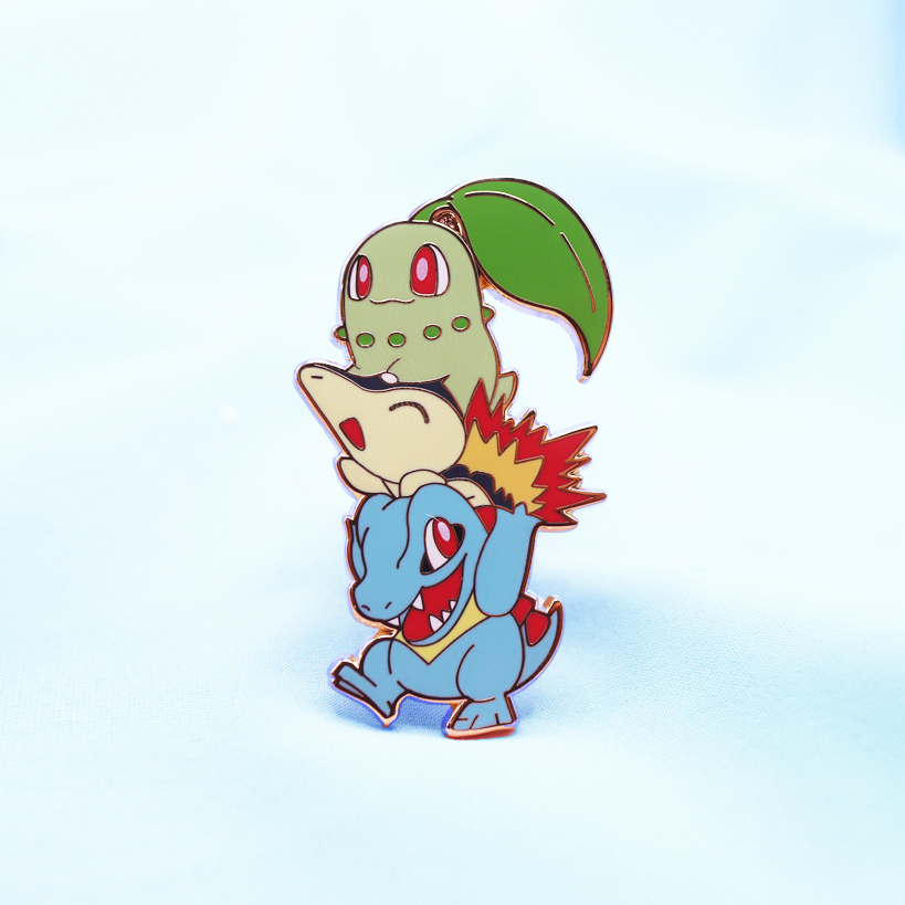 [JOHTO] [GEN 2] POKESTARTER STACK ENAMEL PIN