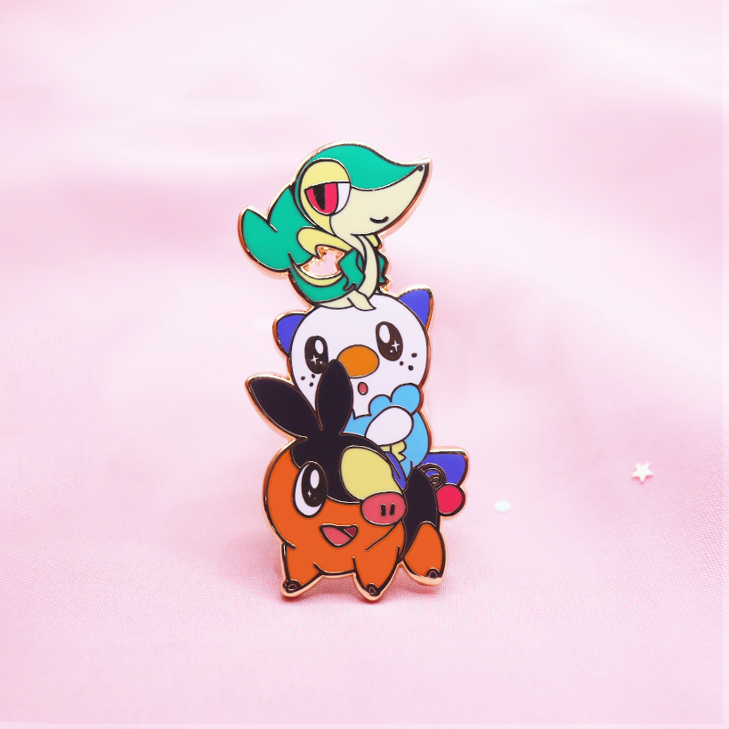 [UNOVA] [GEN 5] POKESTARTER STACK ENAMEL PIN