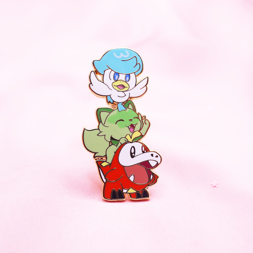 [PALDEA] [GEN 9] POKESTARTER STACK ENAMEL PIN