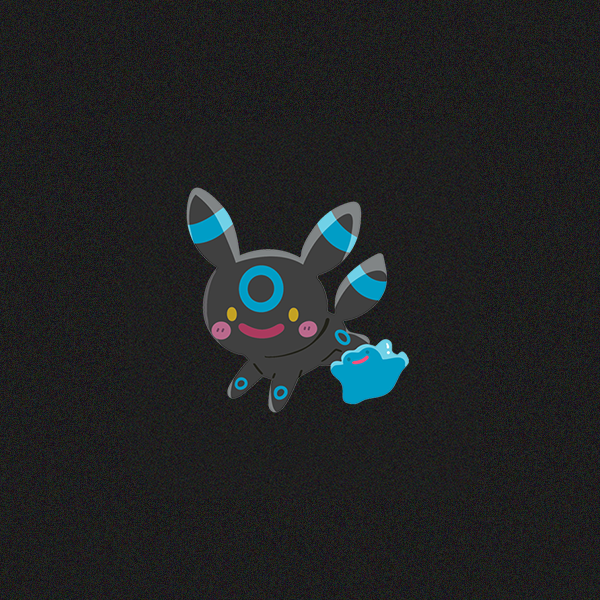 [SHINY UMBREON] X DITTO [TRANSFORM!] ENAMELPIN  [PATREON EXCLUSIVE] [PREORDER]
