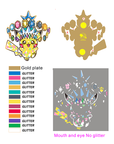 JUMBO PRISMATIC PIKA  ENAMELPIN  [PATREON EARLY ACCESS] [PREORDER]