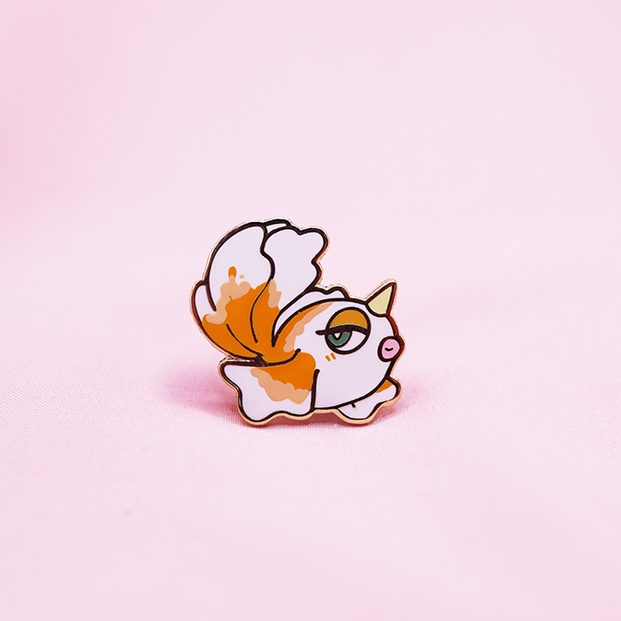 118 GOLDEEN ENAMEL PIN [MINI MONSTERS] [POKEDEX PROJECT]