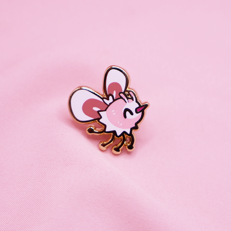 [~SHINY PINK] TINY CUTIEFLY ENAMELPIN  [PATREON EXCLUSIVE]