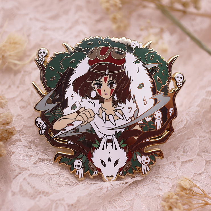 MONONOKE ENAMEL PIN [PATREON VAULT]