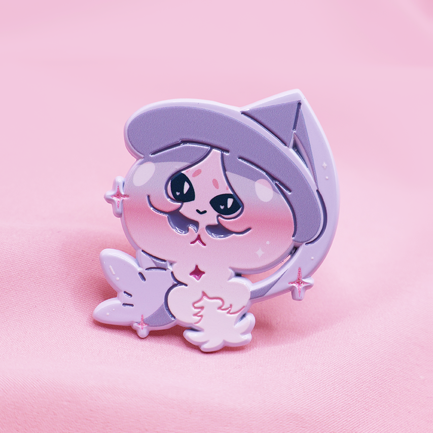[~SHINY] HATTERENE  [POKEMALLOW]  SOFT DYED ENAMELPIN [PATREON EXCLUSIVE]