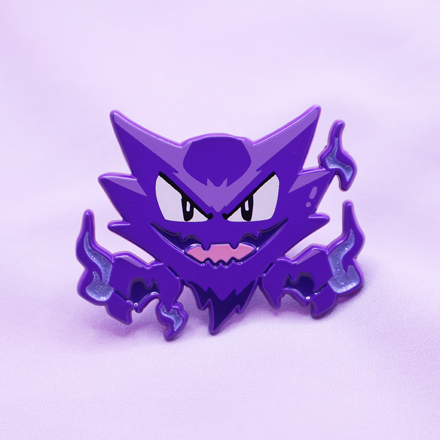 HAUNTER [WISP] [SPOOKYMALLOW] [POKEMALLOW]  SOFT DYED ENAMEL PIN