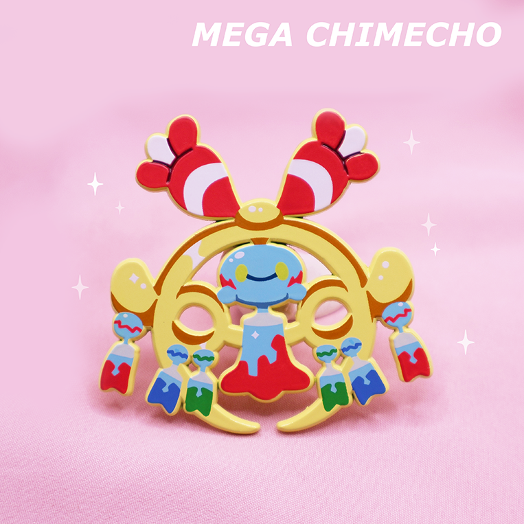 MEGA CHIMECHO [MEGA EVOLUTION] [POKEMALLOW]  SOFT DYED ENAMEL PIN