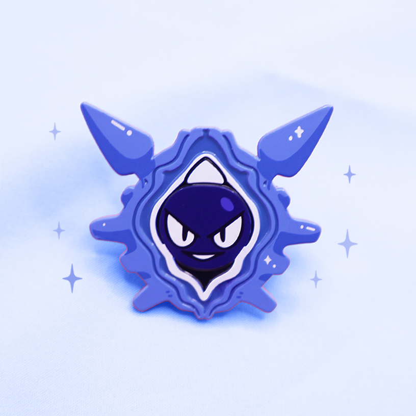 [~SHINY BLUE ] CLOYSTER [PATREON EXCLUSIVE] [POKEMALLOW]  SOFT DYED ENAMELPIN