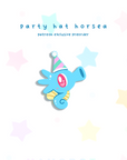 HORSEA [PARTY HAT] [CELEBRATION]  SOFT DYED ENAMELPIN  [PATREON EXCLUSIVE] [PREORDER]