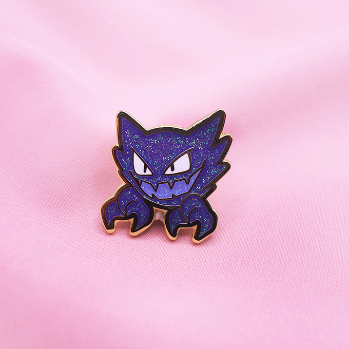093 [SHINY] HAUNTER ENAMELPIN [PATREON EXCLUSIVE]