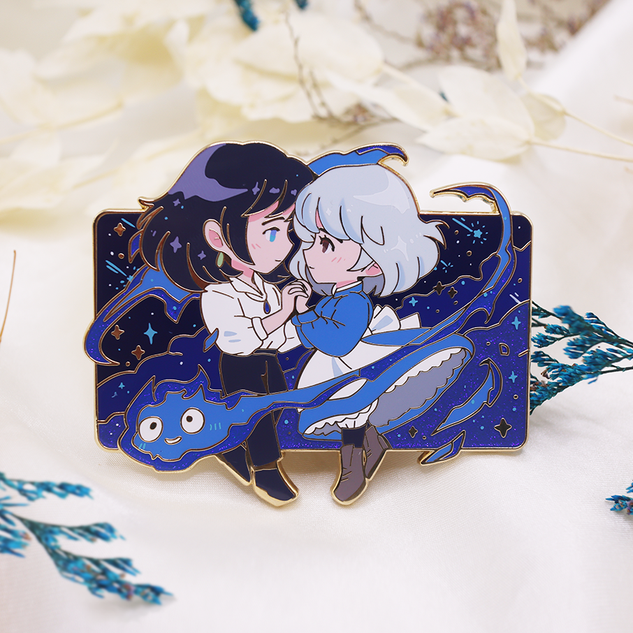 MIRACLE ROMANCE - STARRY NIGHT ENAMEL PIN