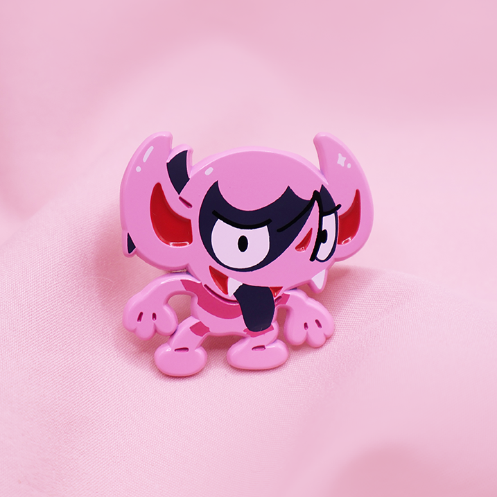 IMPIDIMP [POKEMALLOW] SOFT DYED ENAMEL PIN – MAMOBOT