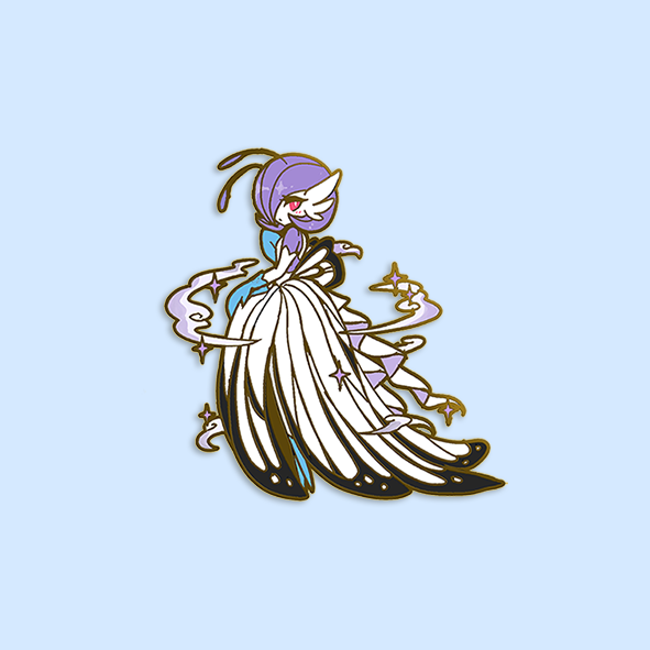 [BUTTERFREE] HAUNT COUTURE GARDEVOIR  ENAMELPIN  [PREORDER] [ SHIPPING LATE OCT/NOV]