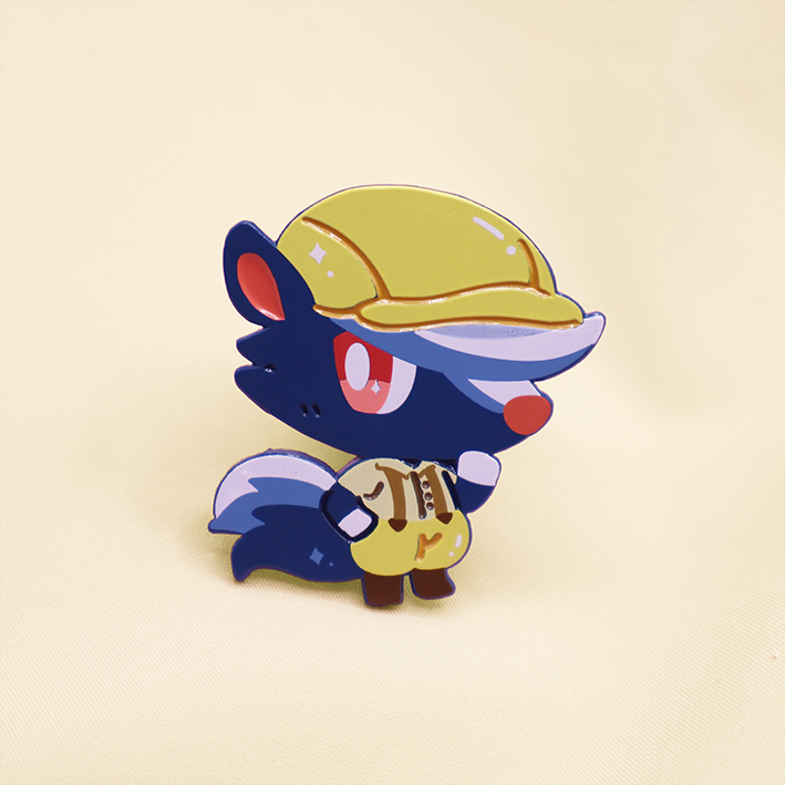 KICKS [AC MALLOW] SOFT DYED ENAMEL PIN – MAMOBOT
