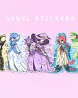 VINYL STICKERS [WAVE 2] HAUNT COUTURE FASHION GARDEVOIR SET [5 STANDARD + 1 NEW MYSTERY GIFT STICKER]