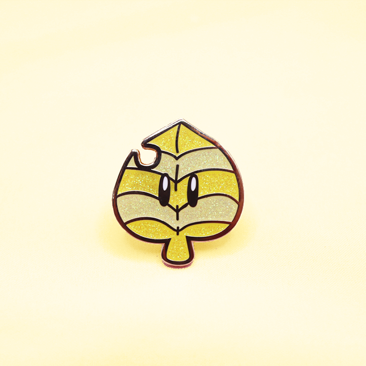 INVINCIBILITY LEAF ENAMEL PIN