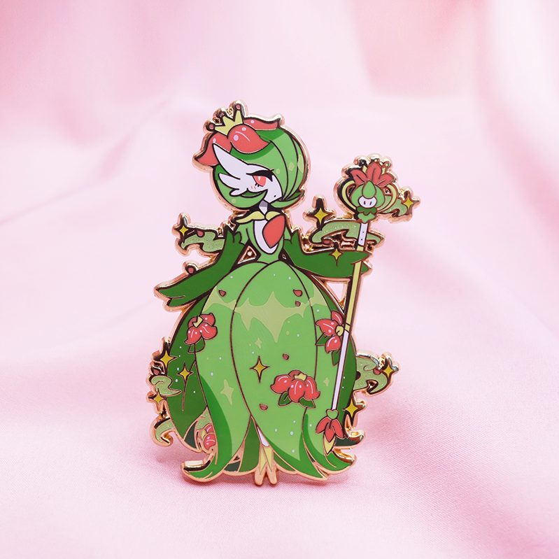 [PREORDER] [SHIPPING JAN ‘24 ] [LILLIGANT] HAUNT COUTURE GARDEVOIR ENAMEL PIN