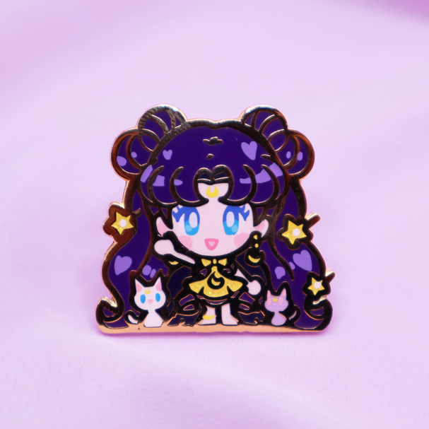 [HUMAN LUNA] SENSHI DOLL ENAMEL PIN