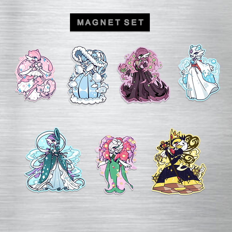 [MAGNET SET] [ 7 PC]  HAUNT COUTURE FASHION GARDEVOIR WAVE 3