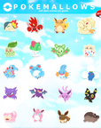 [4 PIN BLIND PACK] POKEMALLOW WAVE 3 MAIN SET BLIND BAG PACK [SOFT DYED ENAMEL PINS]