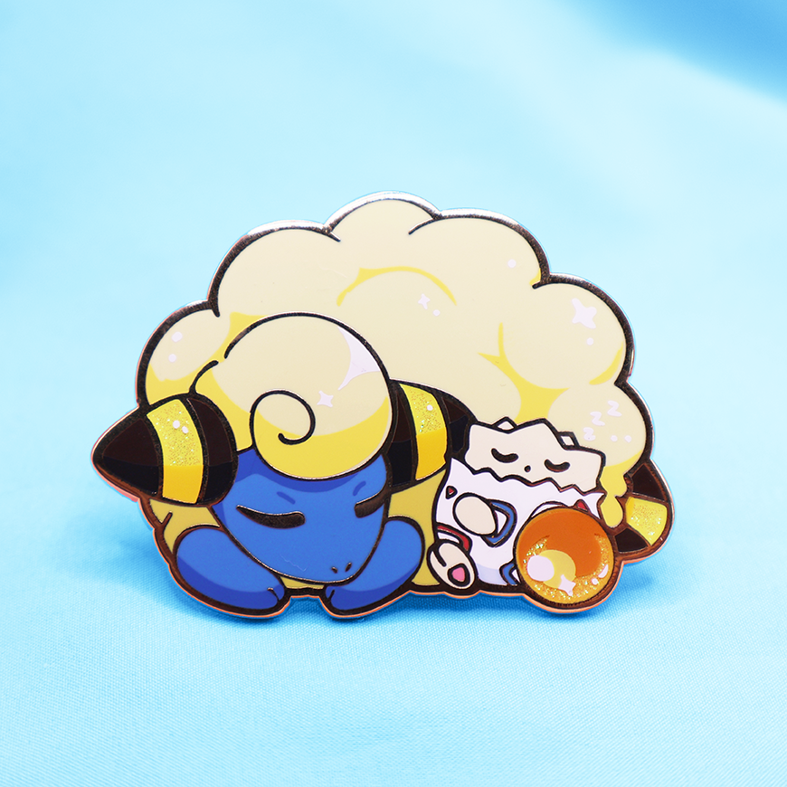 MAREEP + TOGEPI ENAMEL PIN [POKEBUDDIES]