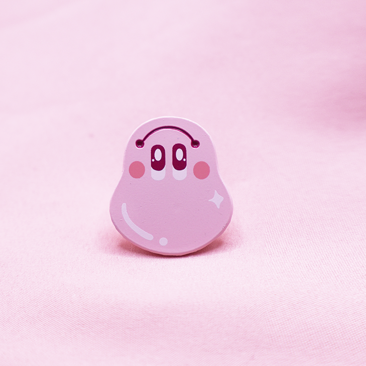 MARSHMALLON [DUEL MALLOW] SOFT DYED ENAMEL PIN
