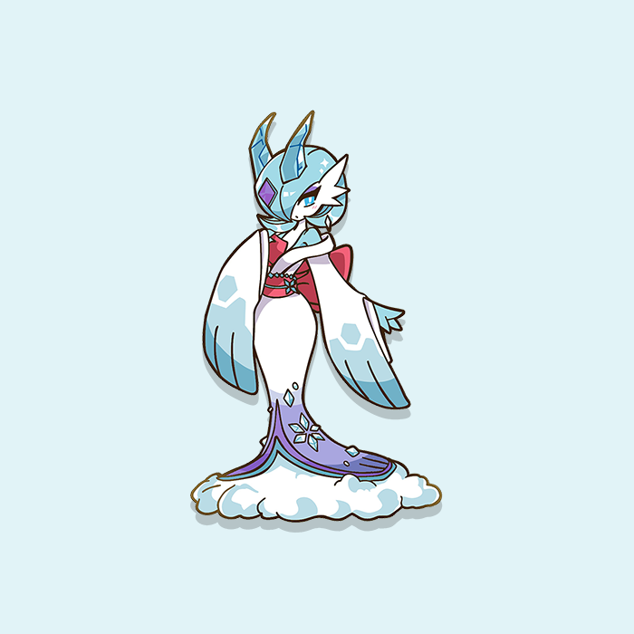 [FROST STYLE] [MEGA FROSLASS]  FASHION GARDEVOIR ENAMELPIN  [PATREON EARLY ACCESS] [PREORDER] (