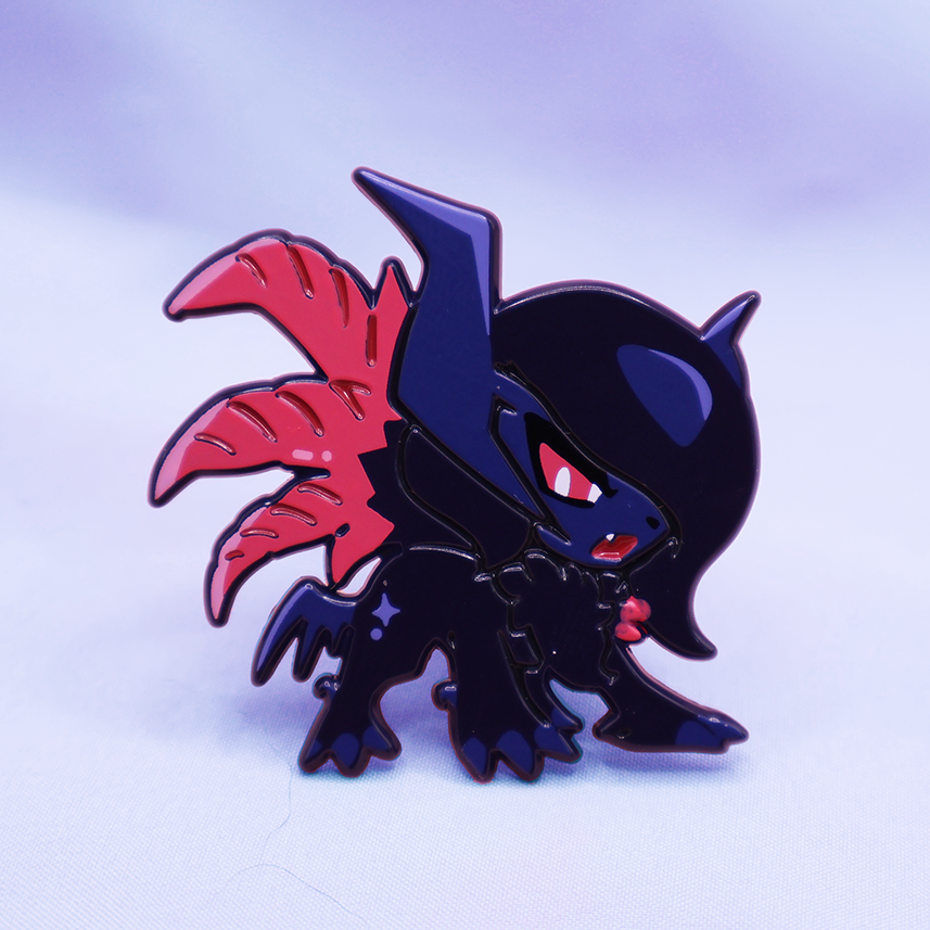 [Z] MEGA ABSOL Z  [SPOOKYMALLOW] [MEGA EVOLUTION] [POKEMALLOW]  SOFT DYED ENAMEL PIN