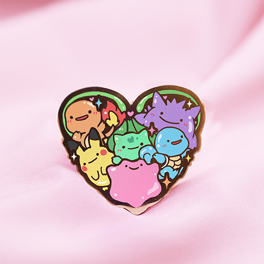 DITTO HEART [IMPOSTER PARTY] ENAMEL PIN [PREORDER - SHIPPING FEB 2024]