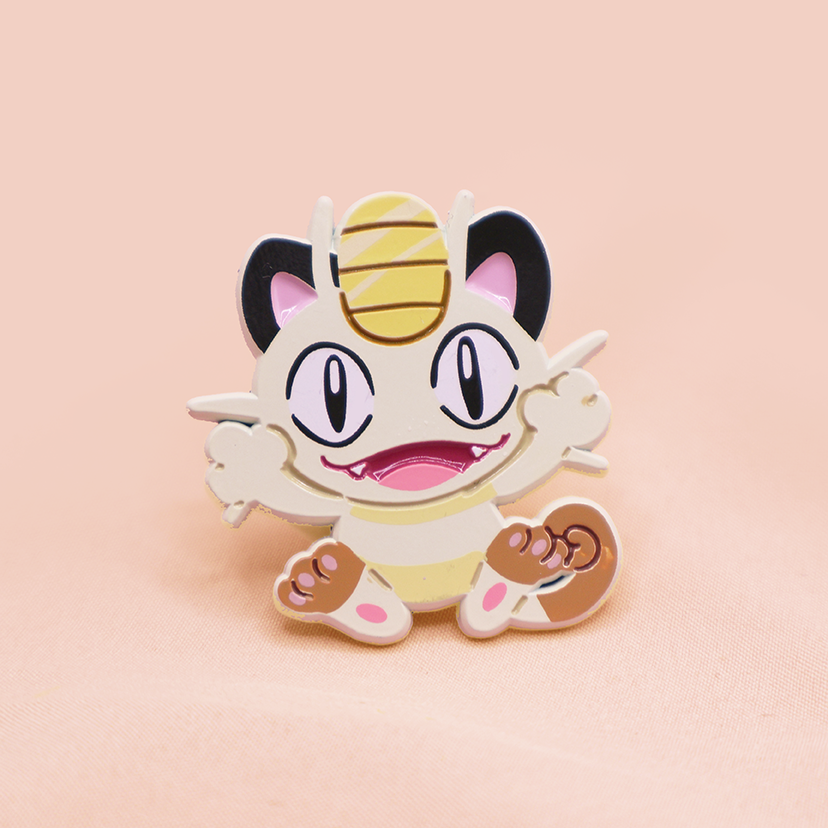 MEOWTH [SWEET] [POKEKITTY] [PATREON PERK] [POKEMALLOW]  SOFT DYED ENAMELPIN