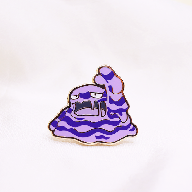 089 MUK ENAMEL PIN [MINI MONSTERS] [POKEDEX PROJECT]