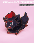 [PATREON EXCLUSIVE] ZORUA [LEAP] ENAMELPIN [POKEBUDDIES]