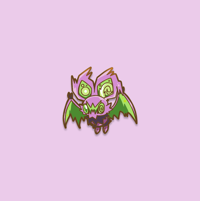 [NOIBAT X SPIRTOMB] SPIRIT FORM  [POKE DRAGON FUSION] ENAMEL PIN   [PREORDER]