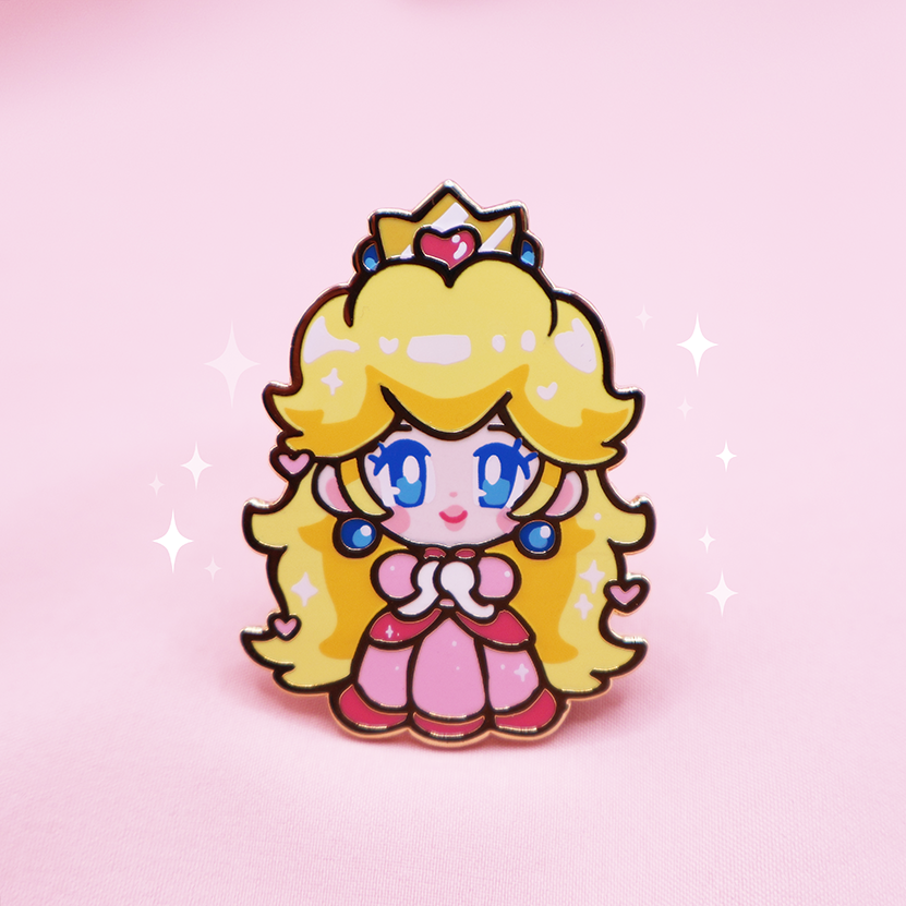 CHIBI DOLL PEACH [PIN CLUB] ENAMELPIN