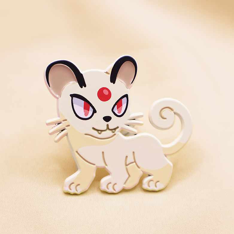 PERSIAN [POKEMALLOW]  SOFT DYED ENAMEL PIN